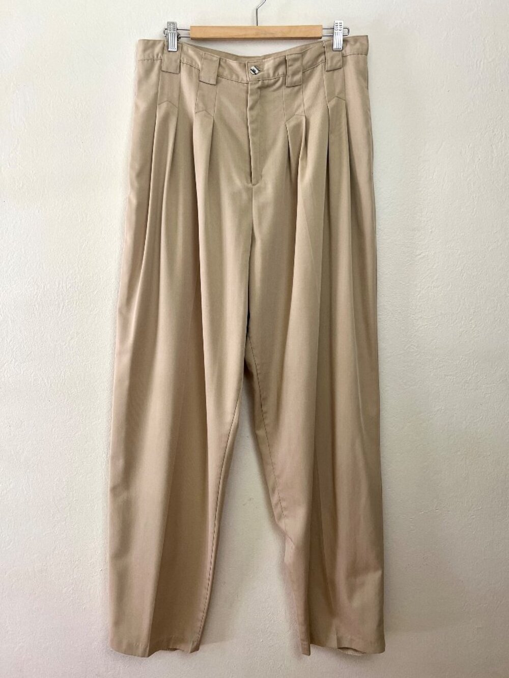 Vintage Davenshire Women's Pleated Tapered Workwear Pants VTG Sz 18 Fits 12-14